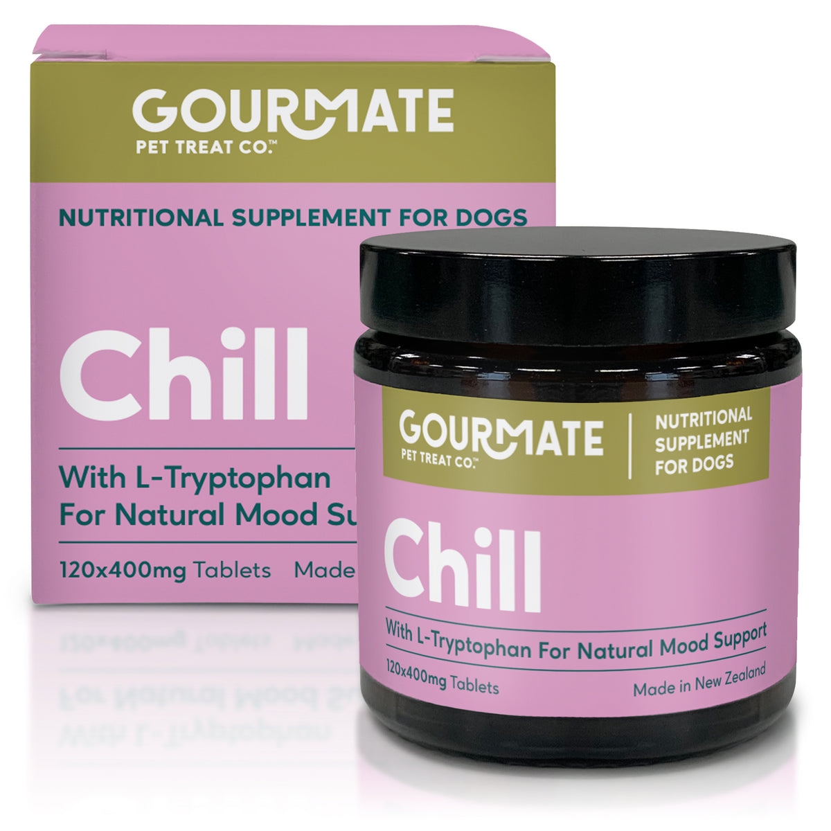Chill With LTryptophan for Natural Mood Support Gourmate Pet Treat Co.